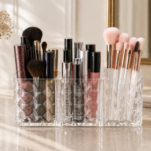 Diamond Patterned Makeup Box